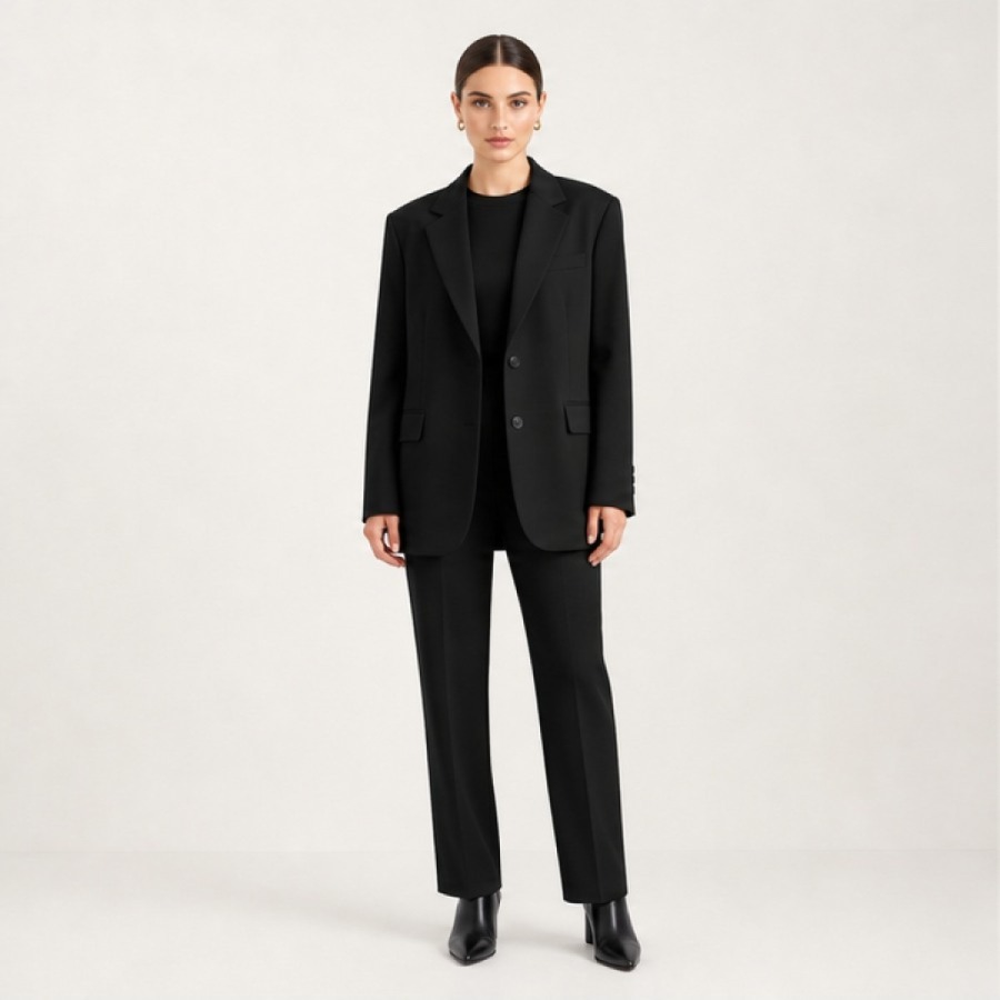 Oversize Blazer Takım
