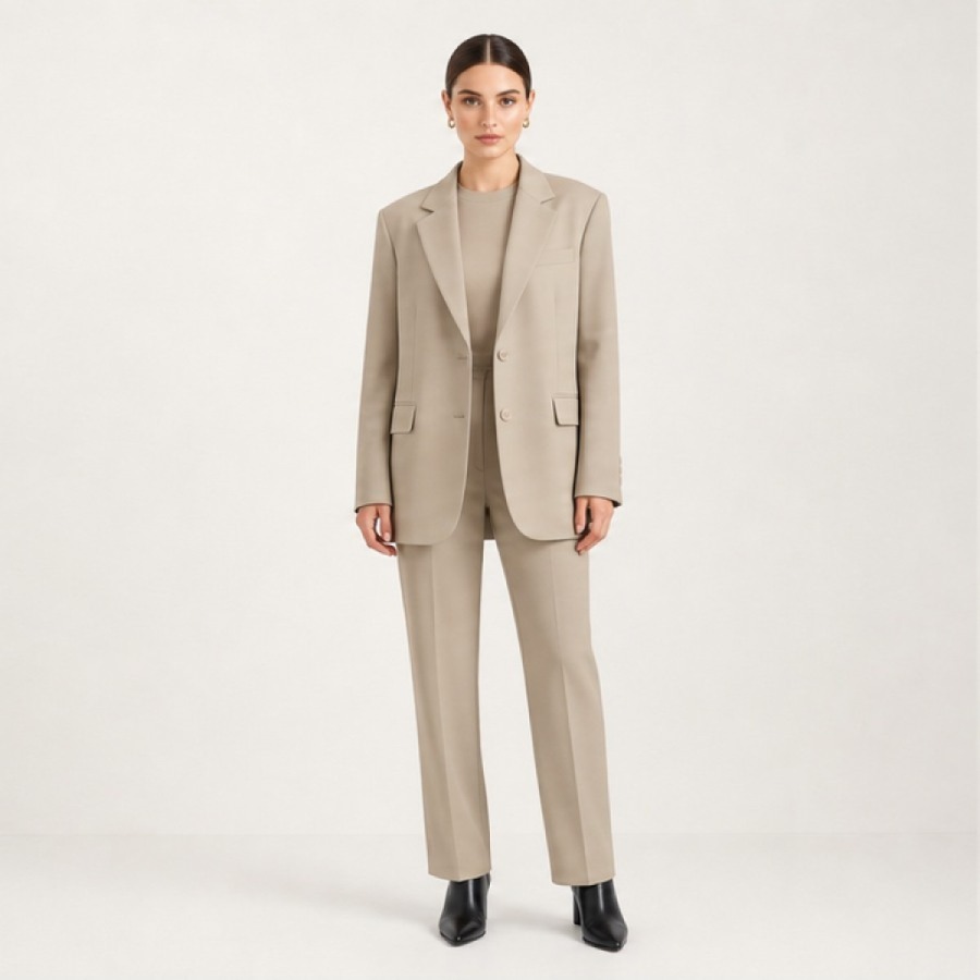 Oversize Blazer Takım